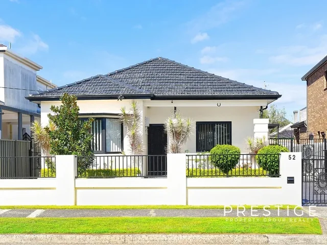 Front façade of 52 Lennox Street, Rockdale